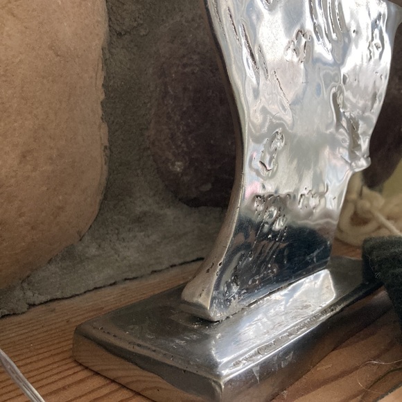 Two Silver angel Candleholders - Picture 6 of 6